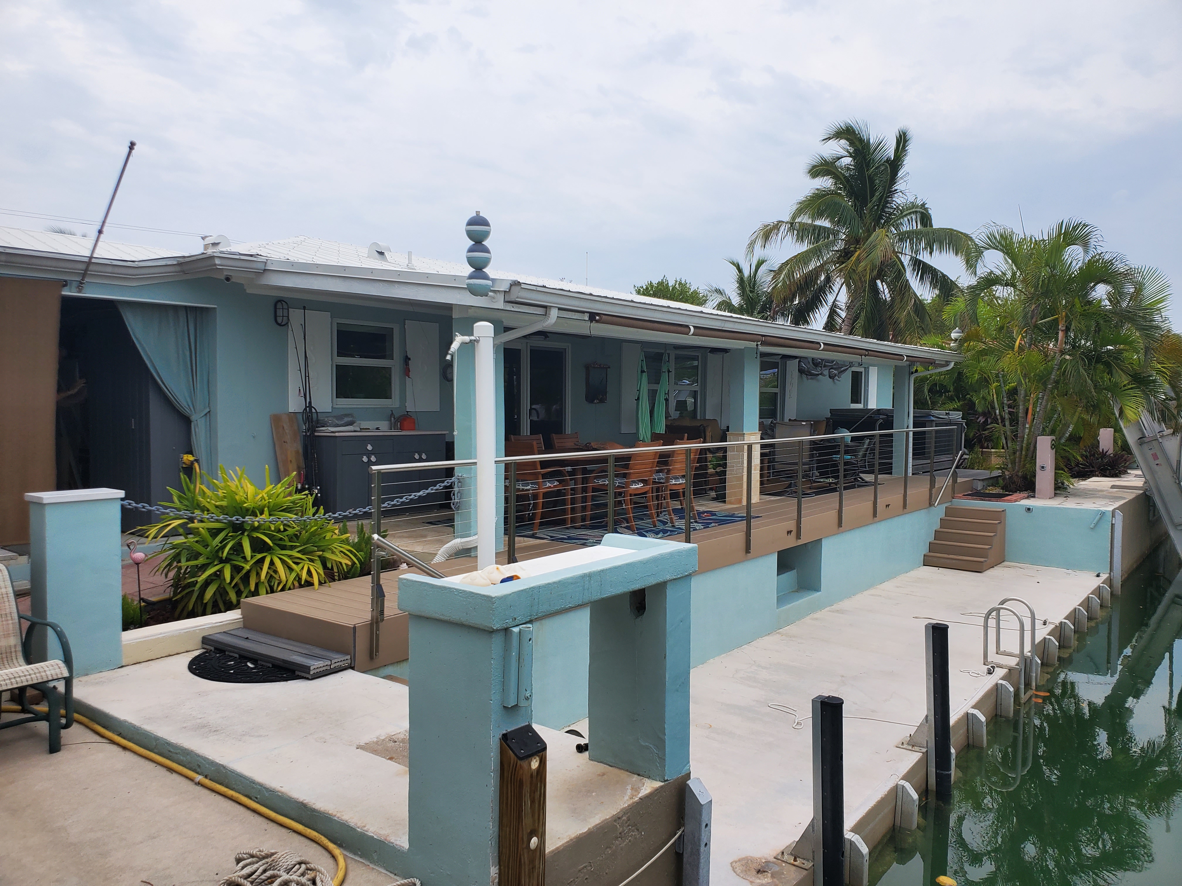 14' wide by 40' long Outdoor Living Area